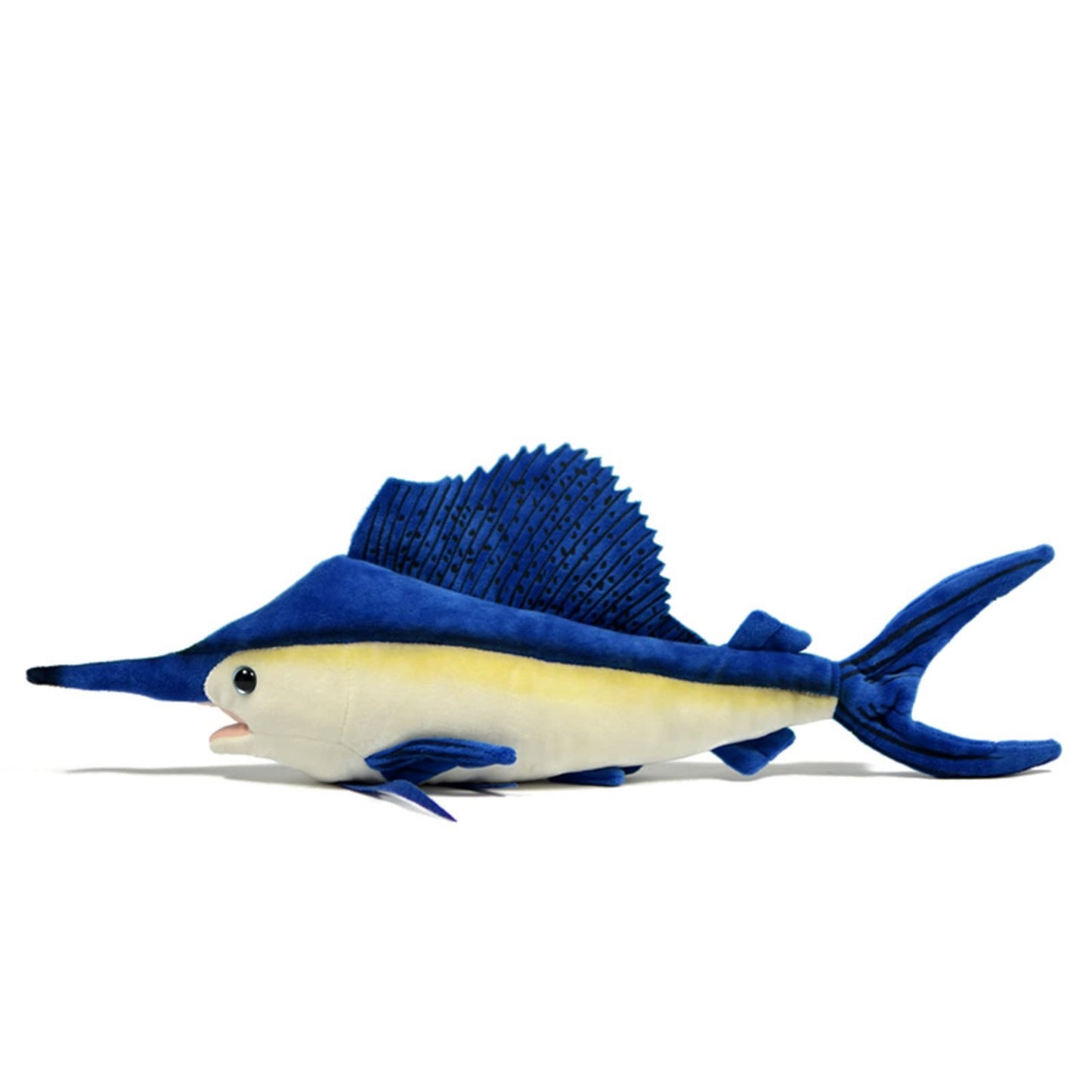 Simulation Swordfish Plush, Sailfish Stuffed Animal, Soft Cuddly Toys, Gifts for Kids, 18 Inches