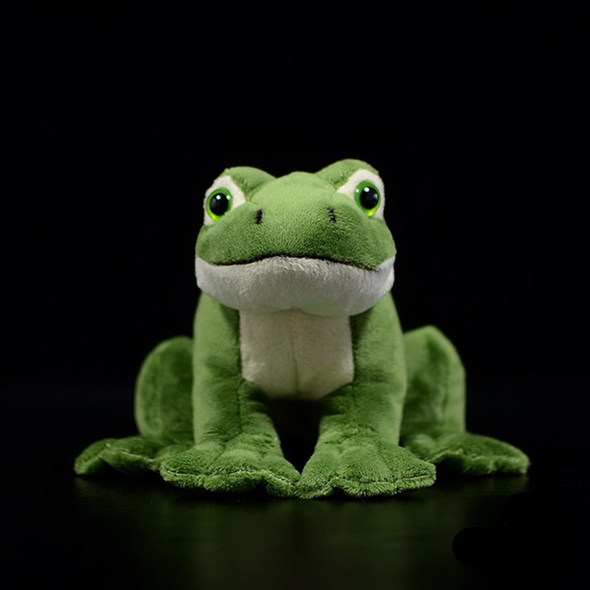 Realistic Stuffed Frog-Green 6.3",Frog Plush Toy, Frog Plushies,Soft Frog Stuffed Animal,Girl Toys,Frogs for Gifts for Kids
