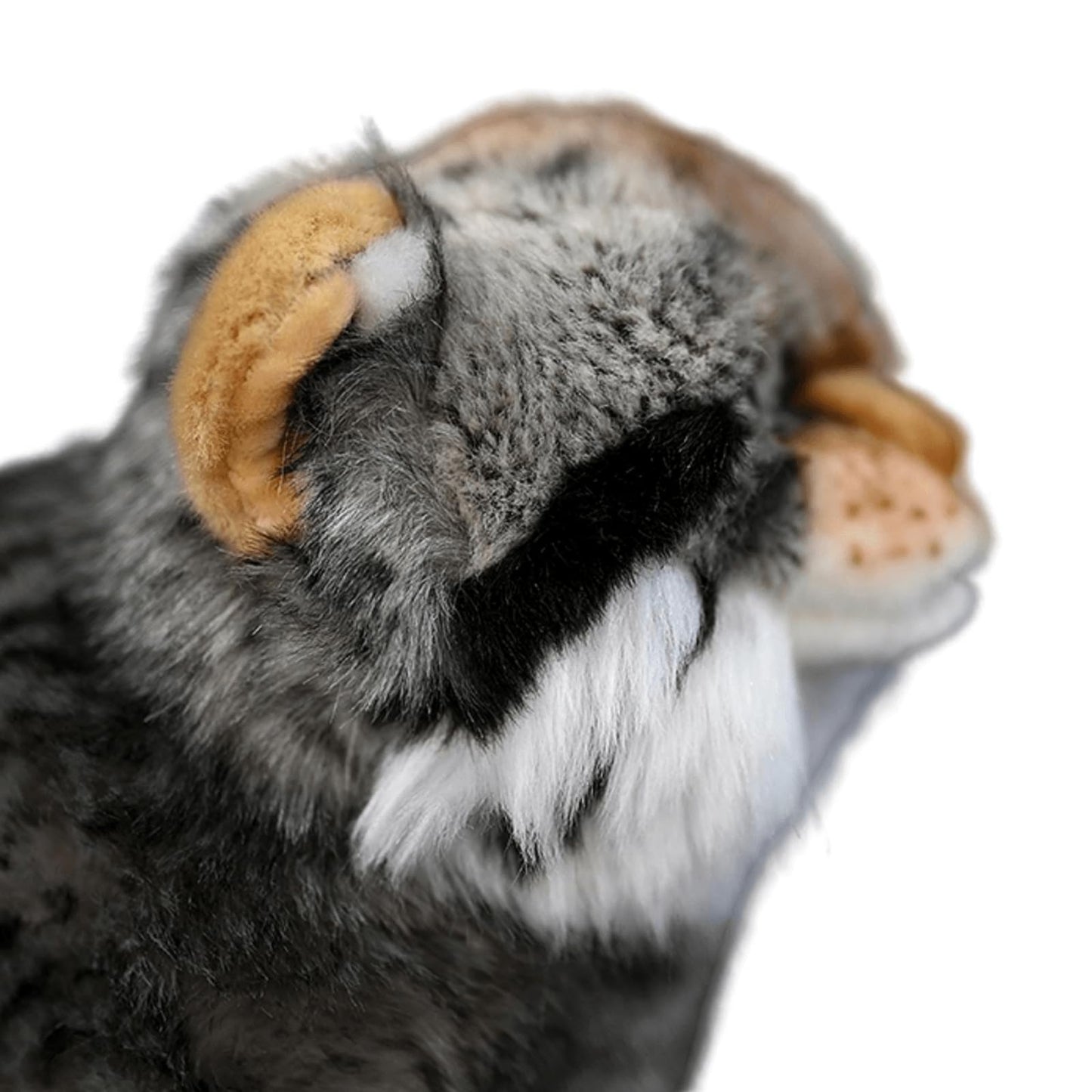 Realistic Pallas Cat Stuffed Animal - Gray 10",Soft Model Gifts for Girls & Kids, Home Decor, Hugging Toys
