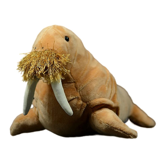 Lifelike Walrus Plush Toys-12 Long,Simulation Huggable Sea Animals Walruses Toys Gifts for Kids,Home Decor