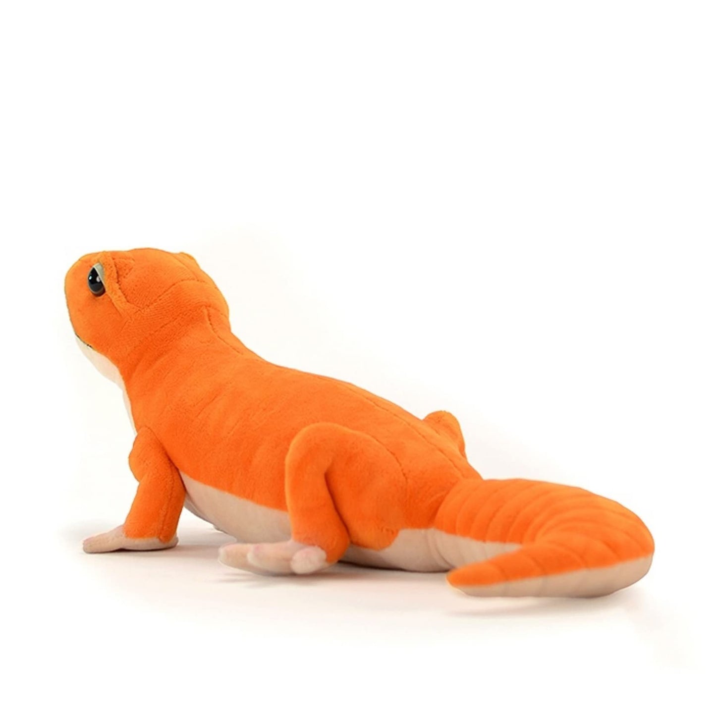 Realistic Fat-Tailed Gecko Stuffed Animal - Orange, 15.75" Lizard for Boys, Soft for Kids, Home Decor, Hugging Toy
