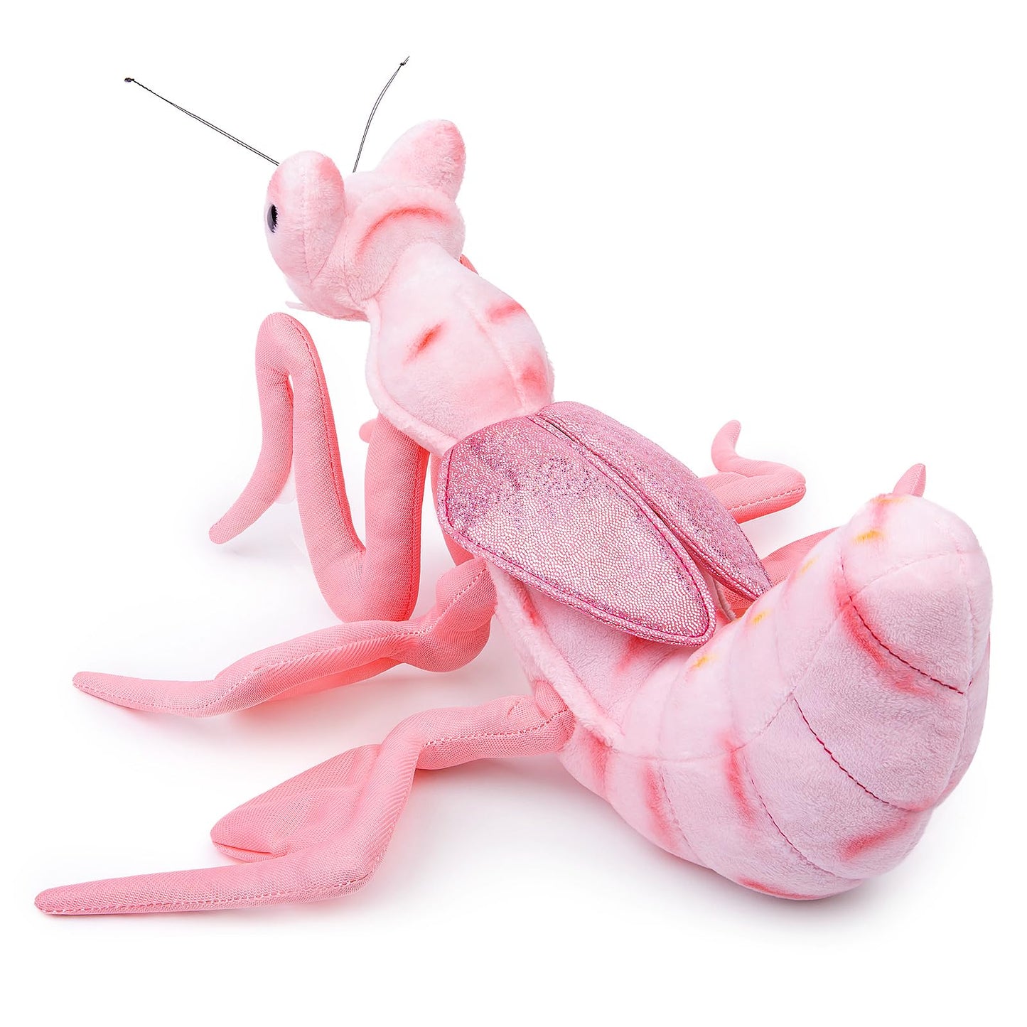 Simulation Praying Mantis Plush, Lifelike Orchid Mantis Stuffed Animal,Soft Mantis Plush Toy, Stuffed Toy,Insect Toys Gifts for Kids,Home Decor 11"