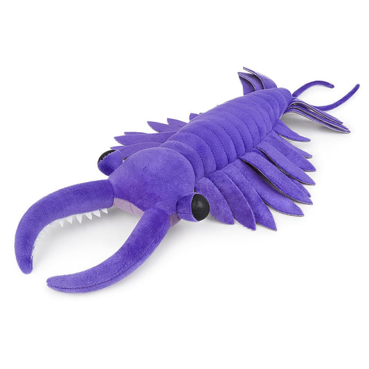 Simulation Anomalocaris Arthropod Plush,Lifelike 21" Cambrian Ancient Shrimp Stuffed Animal,Soft Shrimp Plush Toy, Stuffed Toy,Cuddly Toys,Gifts for Kids