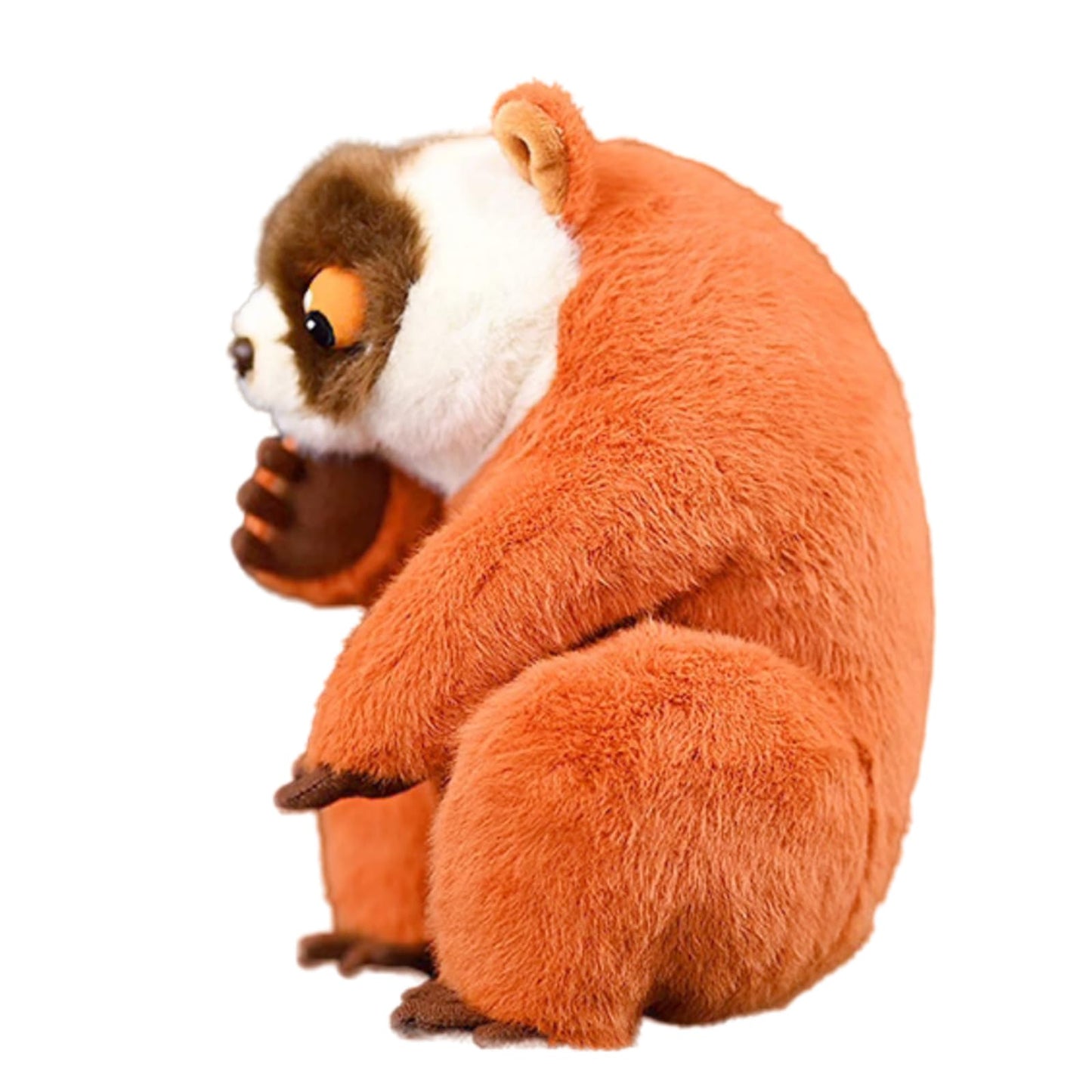 Simulation Slow Loris Stuffed Animal-Orange 8",Monkey Plush Toy, Orangutan Stuffed Animal,Girl Toys,Gifts for Kids