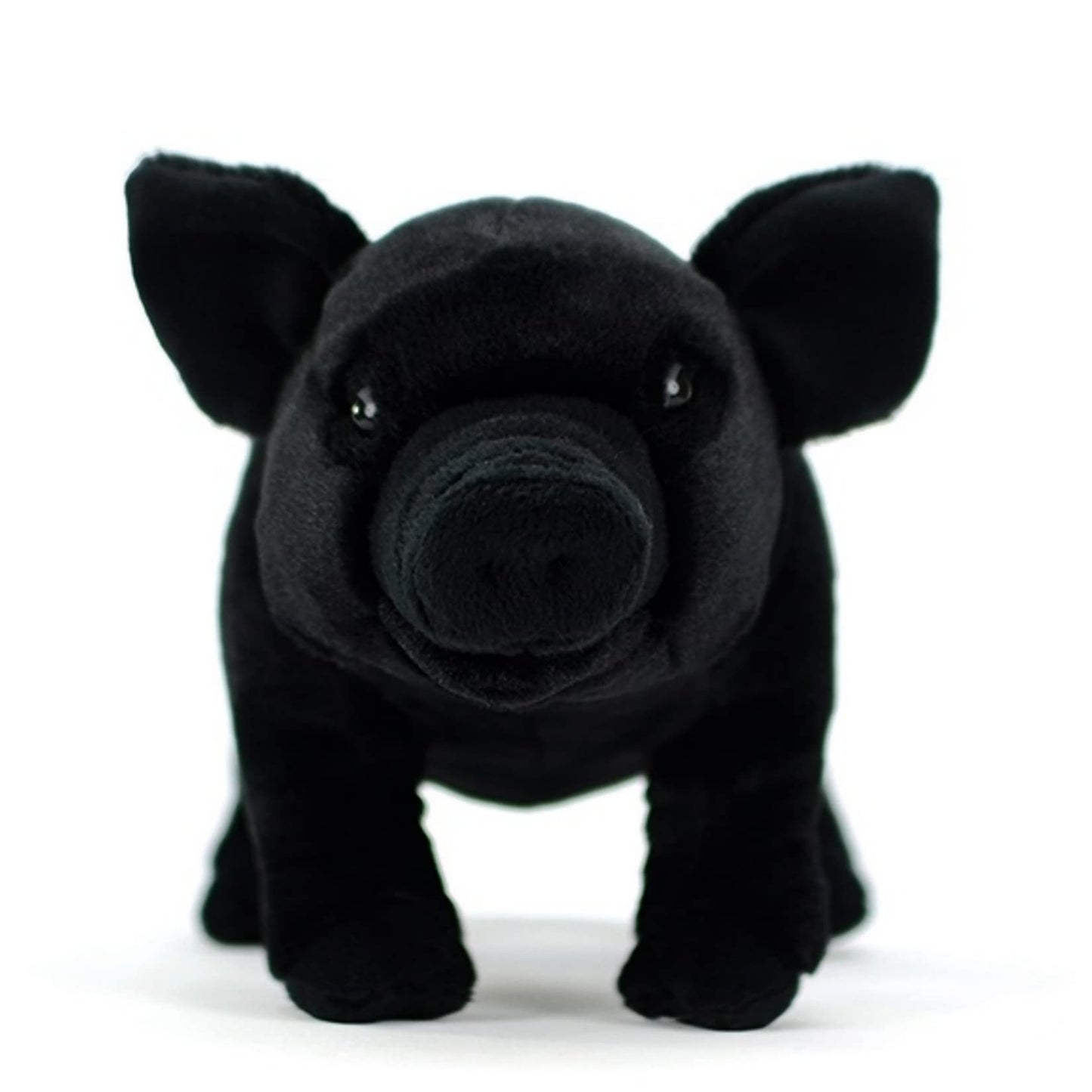 Lifelike Pig Stuffed Animal-Black 13.78",Stuffed Pig Toys for Kids,Girl Toys,Gifts for Kids,Home Decor,Hugging Toy