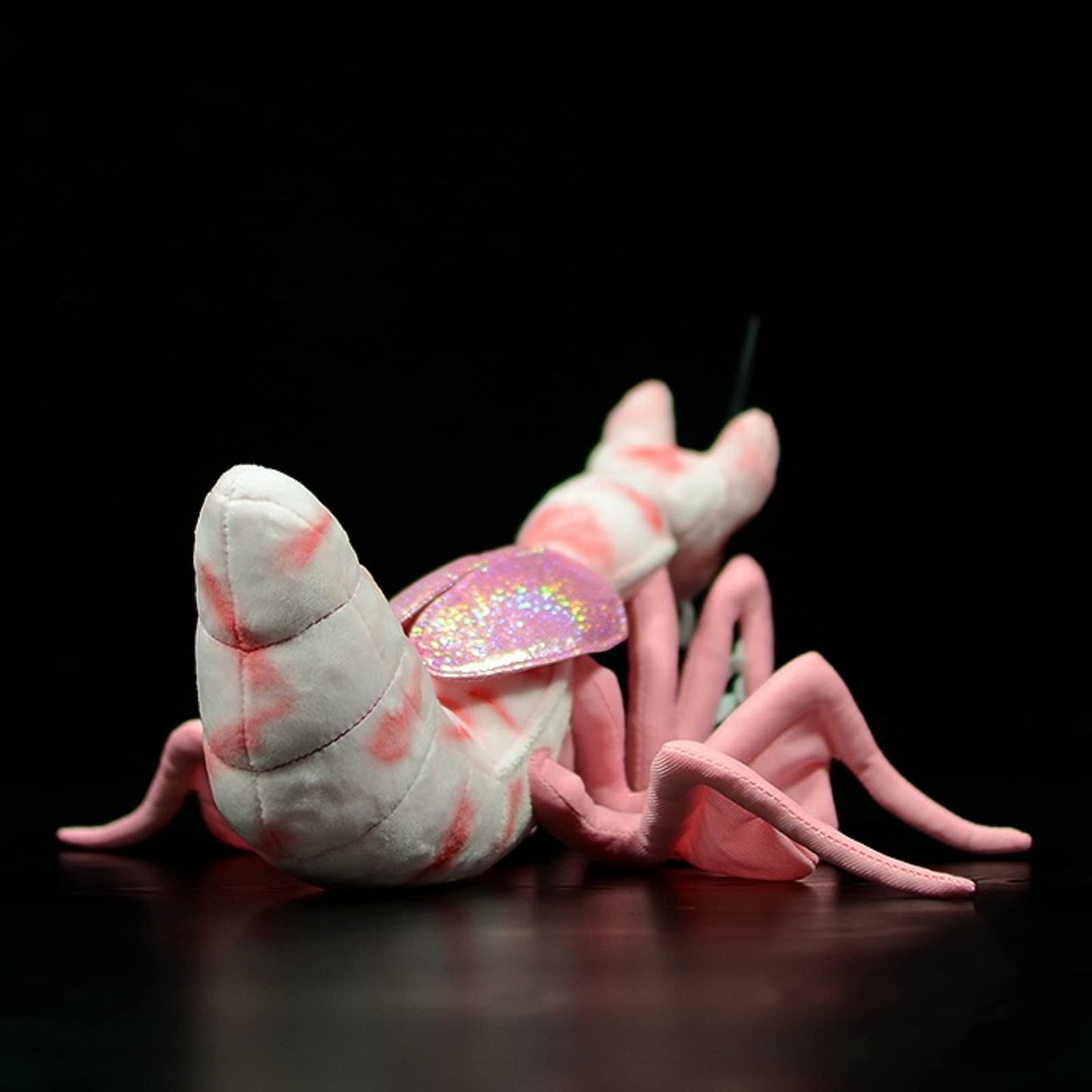 Simulation Praying Mantis Plush, Lifelike Orchid Mantis Stuffed Animal,Soft Mantis Plush Toy, Stuffed Toy,Insect Toys Gifts for Kids,Home Decor 11"