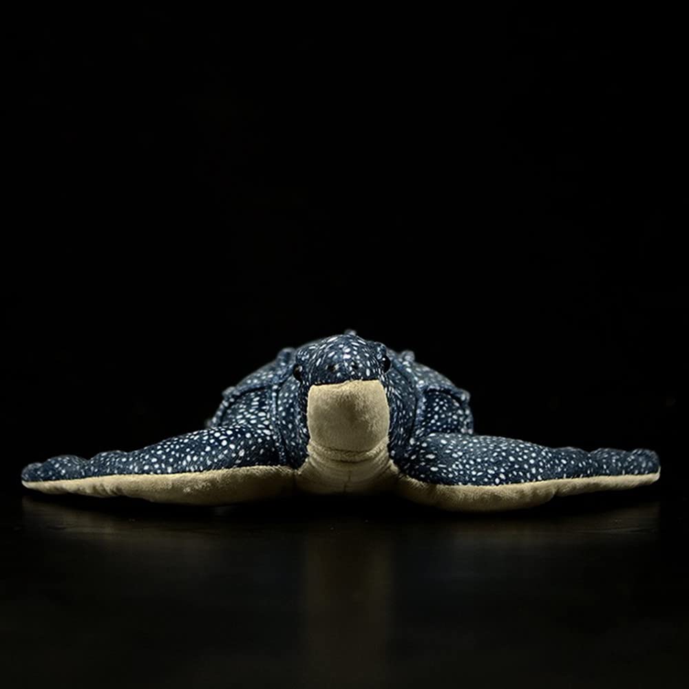 Realistic Leatherback Turtle Plush-12”, Lifelike Seaturtle Stuffed Animal, Soft Turtle Plush Toy,Stuffed Toy,Turtle Gifts,Gifts for Kids,Baby Gift,Cute Plush,Home Decor