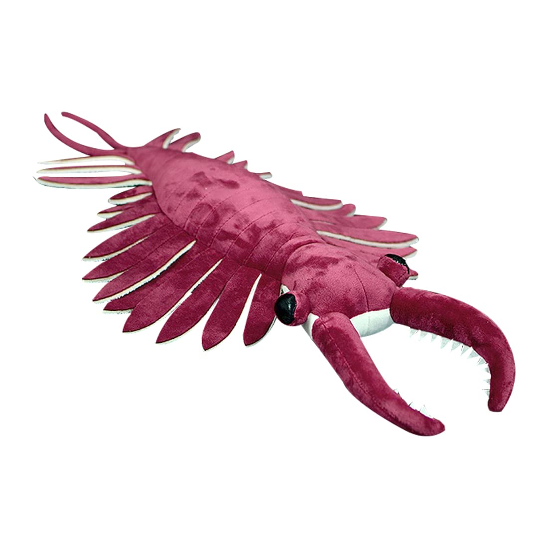 Simulation Anomalocaris Arthropod Plush,Lifelike 21" Cambrian Ancient Shrimp Stuffed Animal,Soft Shrimp Plush Toy, Stuffed Toy,Cuddly Toys,Gifts for Kids
