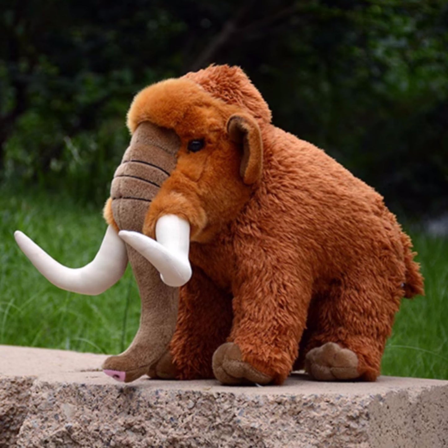 Simulation Woolly Mammoth Plush,Lifelike 12.99" Mammoth Stuffed Animal,Soft Elephant Plush Toy, Stuffed Toy,Cuddly Toys,Gifts for Kids