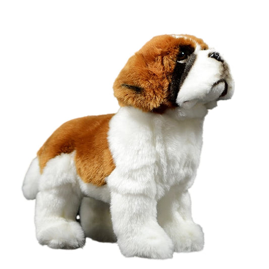 Saint Bernard Dog Stuffed Animal-Brown 10.24",Puppy Plush Toy, Dog Stuffed Animal,Soft Girl Toys,Gifts for Kids, Home Decor,Hugging Toy