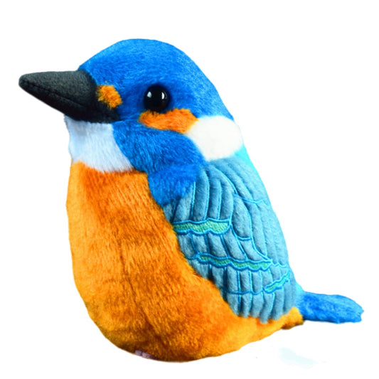 Realistic Kingfisher Stuffed Animal 9.84",Bird Plush Toy, Delicate,Girl Toys