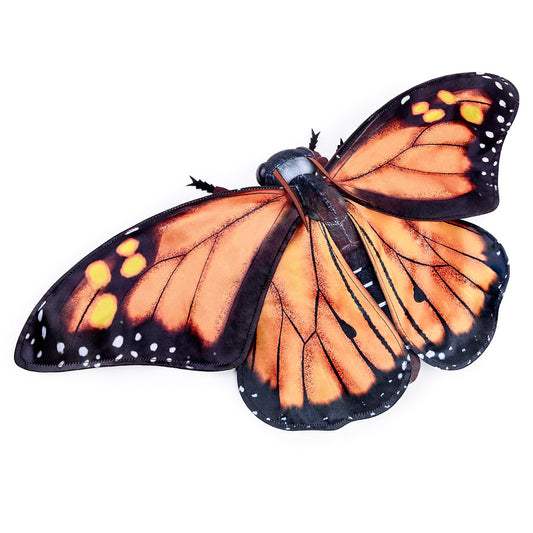 Realistic Monarch Butterfly Stuffed Animal-Orange 10 Inch,Beautiful Moth Plush Toy
