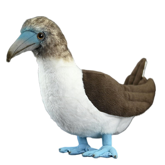 Realistic Blue-Footed Booby Plush Animal,Bird Plush Toy, Beautiful Stuffed Toy, Toy for Kids, Home Decor, Cuddle Toy