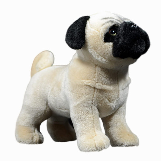 Realistic Pug Stuffed Animal-10.63" Dog Toy,Girl Toys,Gifts for Kids, Hugging Toy
