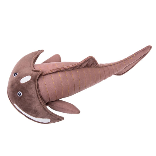 Simulated Ostracoderms Plush Animal, Lifelike 17.7" Ancient Creature Plush Toy, Soft Armored Fish Plush Toy,Girl's Toy, Children's Gifts