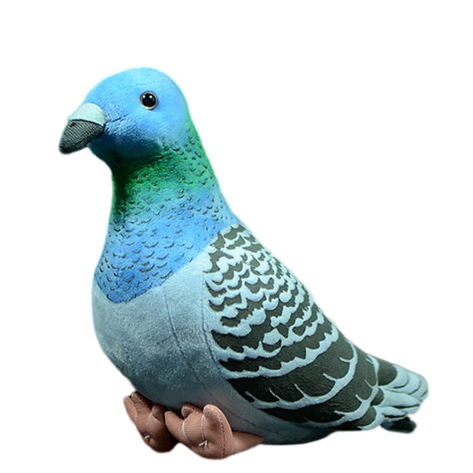 Realistic Pigeon Stuffed Animal-Blue 7.48",Pigeon Plush Toy for Kids,Bird Stuffed Animal Toy,Girl Toys,Gifts for Kids,Home Decor