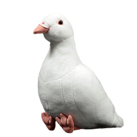 White Pigeon Stuffed Animal Plush-7",Pigeon Plush Toy for Kids,Bird Stuffed Animal Toy,Girl Toys,Gifts for Kids,Home Decor