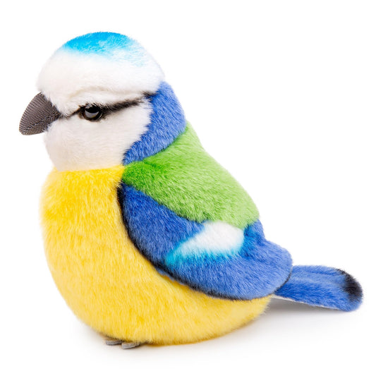 Eurasian Blue Tit Stuffed Animal 5",Bird Plush Toy, Delicate, Christmas Plush, Girl Toys, Children's Gifts