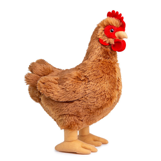 Simulation Chicken Toy -13”,Lifelike Hen Stuffed Animals, Soft Plush Chicken Toys for Kids, Home Decor