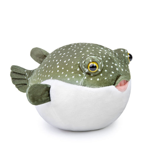 Pufferfish Plush Toy, Fish Stuffed Animal, Plush Toy, Gifts for Kids, Fish 7 Inches Green,Girl Toys,Gifts for Kids,Home Decor,Hugging Toy