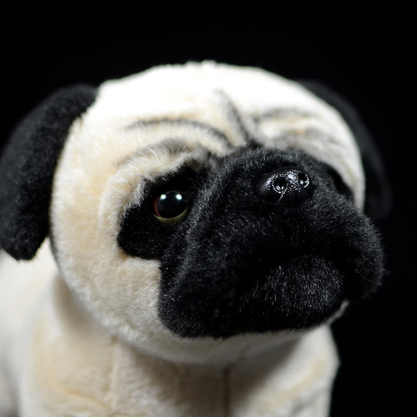 Realistic Pug Stuffed Animal-10.63" Dog Toy,Girl Toys,Gifts for Kids, Hugging Toy