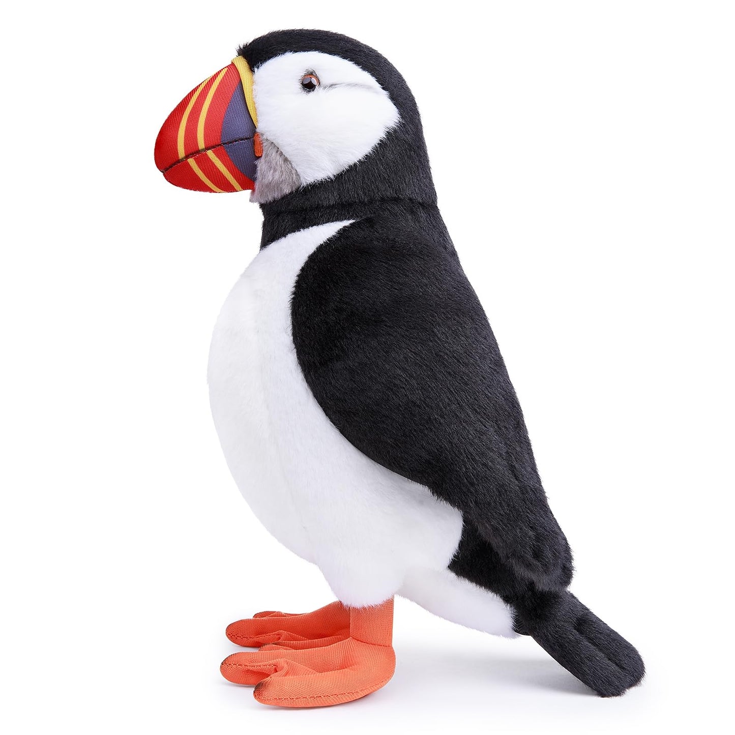 Realistic Atlantic Puffin Plush Animal,Bird Plush Toy, Beautiful Stuffed Toy, Toy for Kids, Home Decor, Cuddle Toy