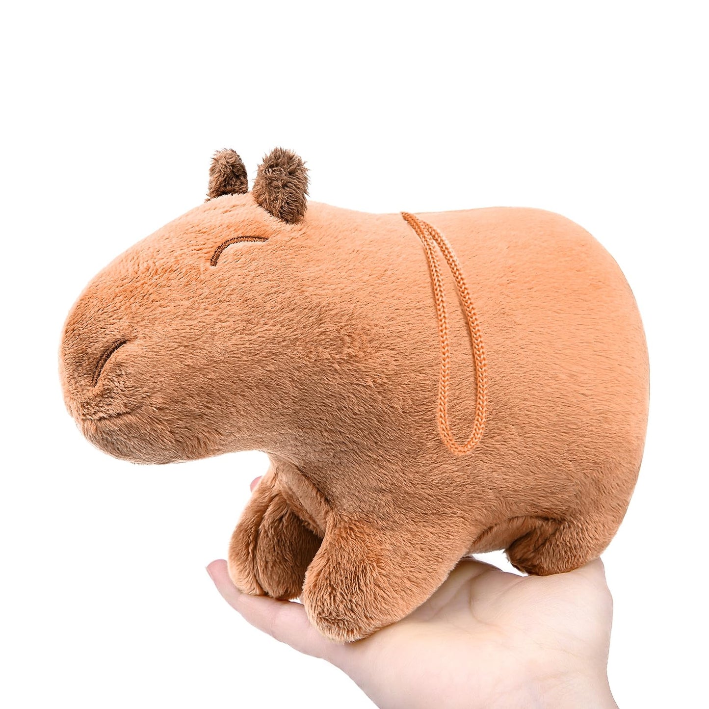 Realistic Capybara Stuffed Animal-Pink 12.6",Capybara Plush Toy, Soft Animals Toy,Girl Toys,Gifts for Kids