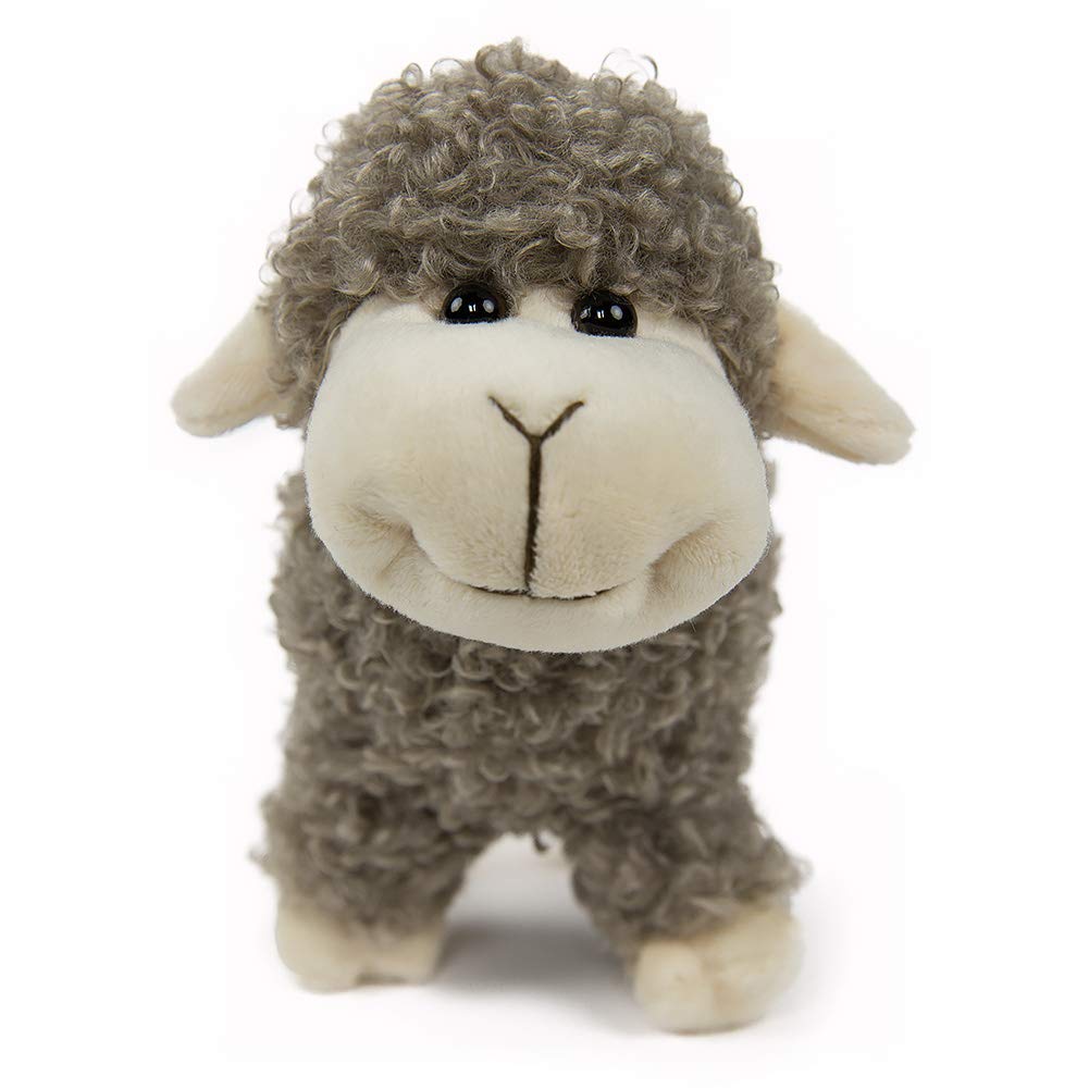 Sheep Stuffed Animal Lamb Plush Decorations 3Pcs (Sitting, Standing, Kneeling) White Sheep Toys Gift for Kids Little Girl/Boy