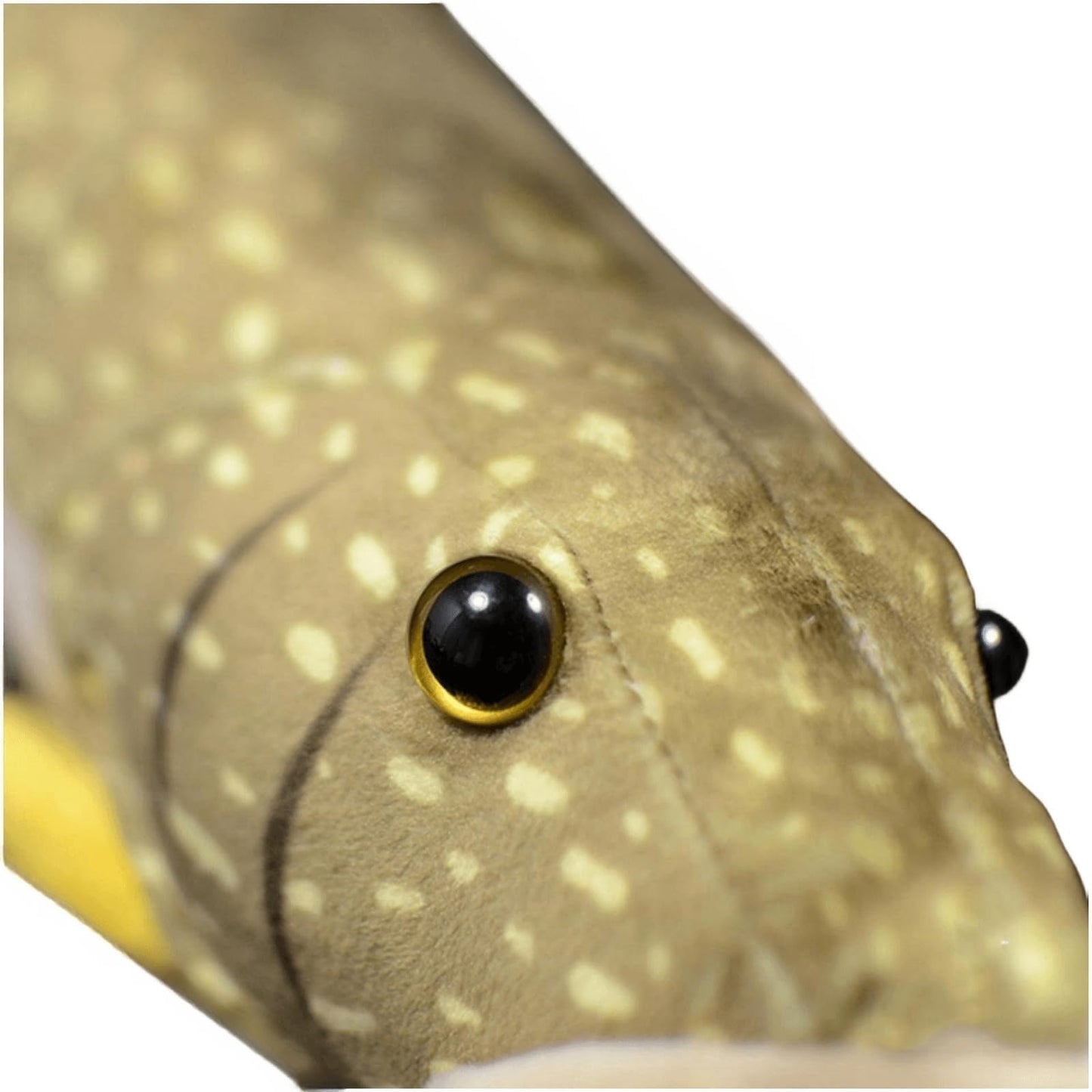 Pike Fish Plush Toy - Simulation 18.5" Lifelike Ocean Stuffed Animals Pike Plushie Toys Figur, Soft Sea Creatures Fish Model Plush Toy for Kids