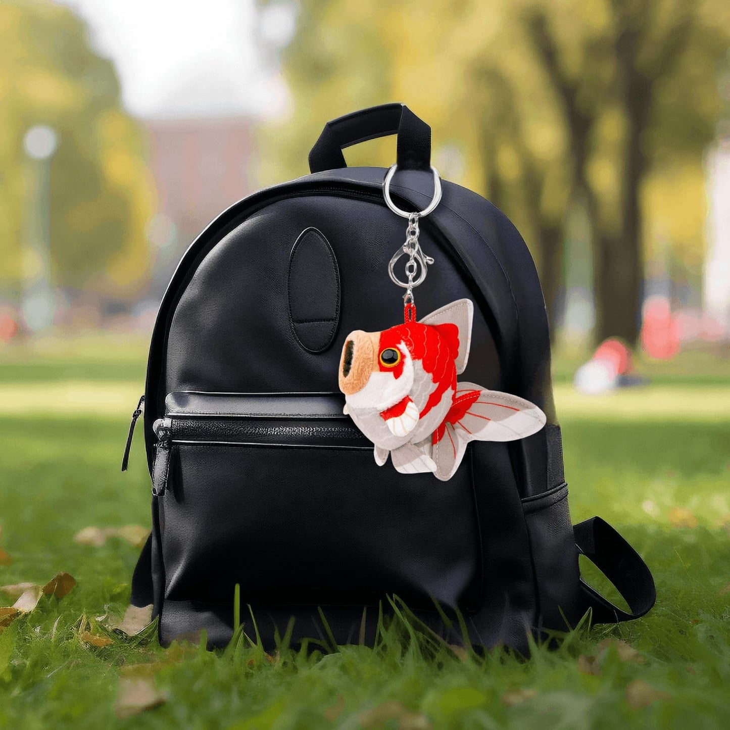 Goldfish Stuffed Animal- Red and Gray 4In,Fish Plush Toy Soft Toy,Girl Toys,Gifts for Kids, Home Decor