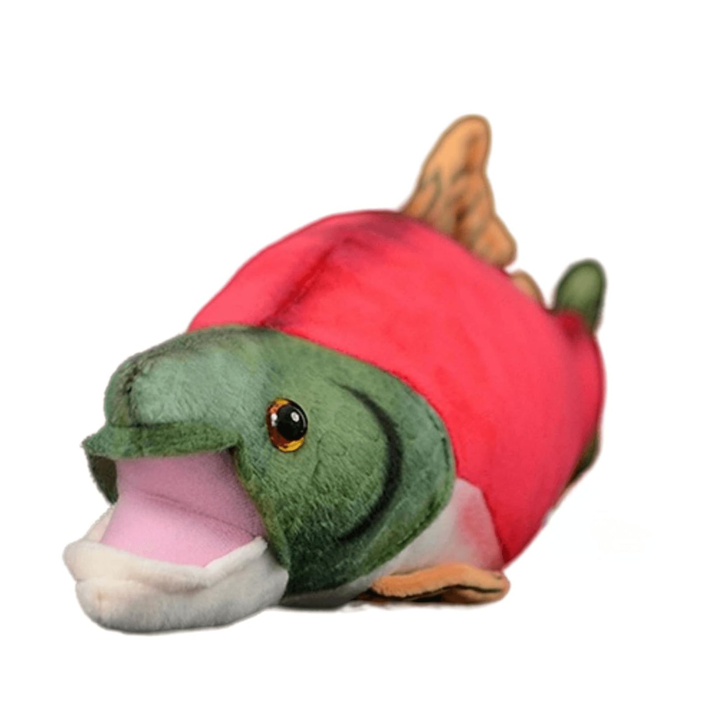 Simulation Sockeye Salmon Plush-Red 15",Soft Fish Stuffed Animal,Cuddly Toys,Children's Day Gifts for Kids,Girls Stuff