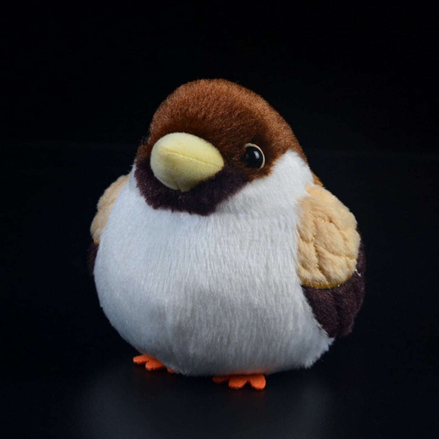 Realistic Sparrow Stuffed Animal 9.84",Bird Plush Toy, Delicate,Girl Toys, Home Decor