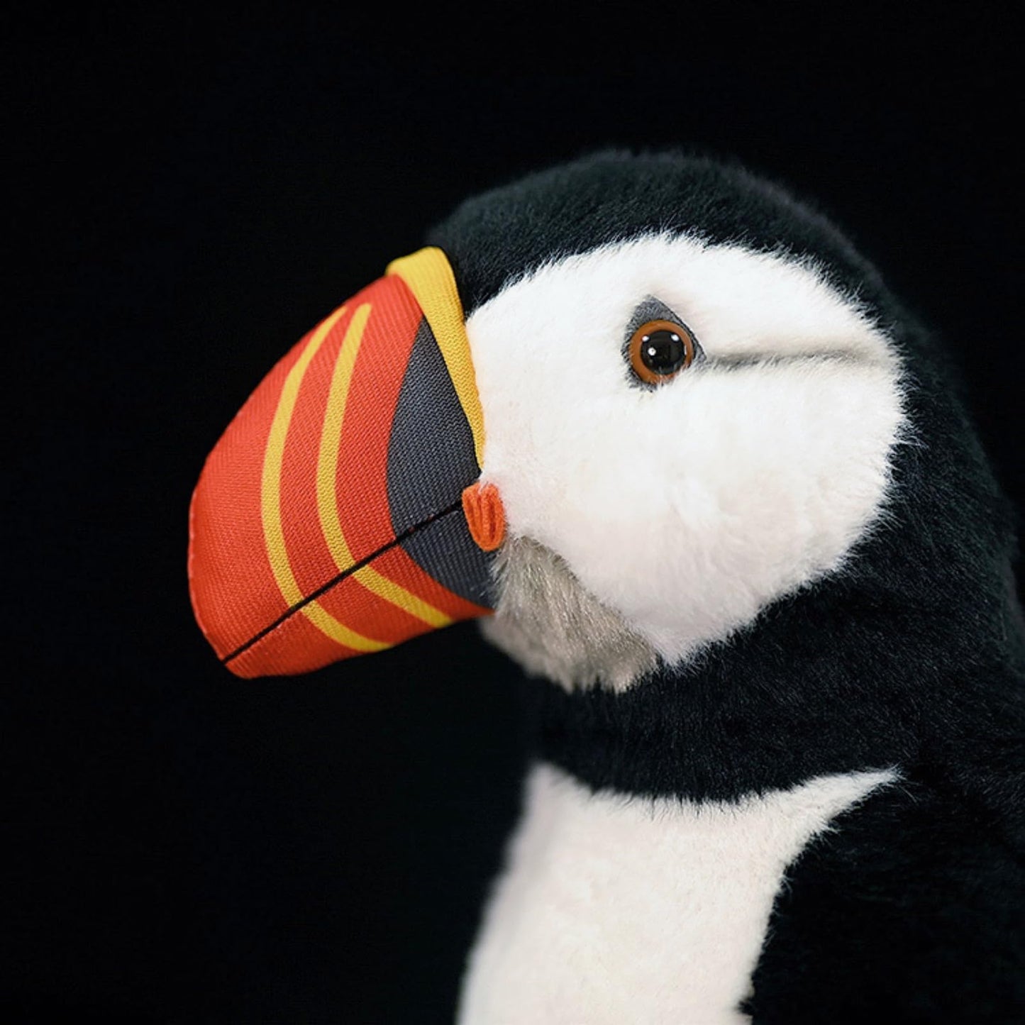 Realistic Atlantic Puffin Plush Animal,Bird Plush Toy, Beautiful Stuffed Toy, Toy for Kids, Home Decor, Cuddle Toy