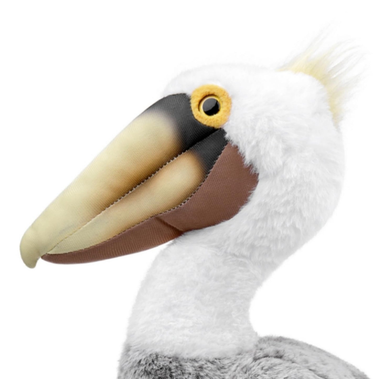 Simulation Pelican Bird Stuffed Animal-Gray 14",Pelican Plush Toy,Soft Big Bird Toy,Gifts for Kids, Home Decor