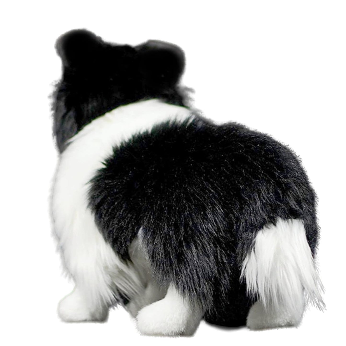 Realistic Border Collie Stuffed Animal-12in,Dog Plush,Soft Toy for Kids, Home Decor,Hugging Toy