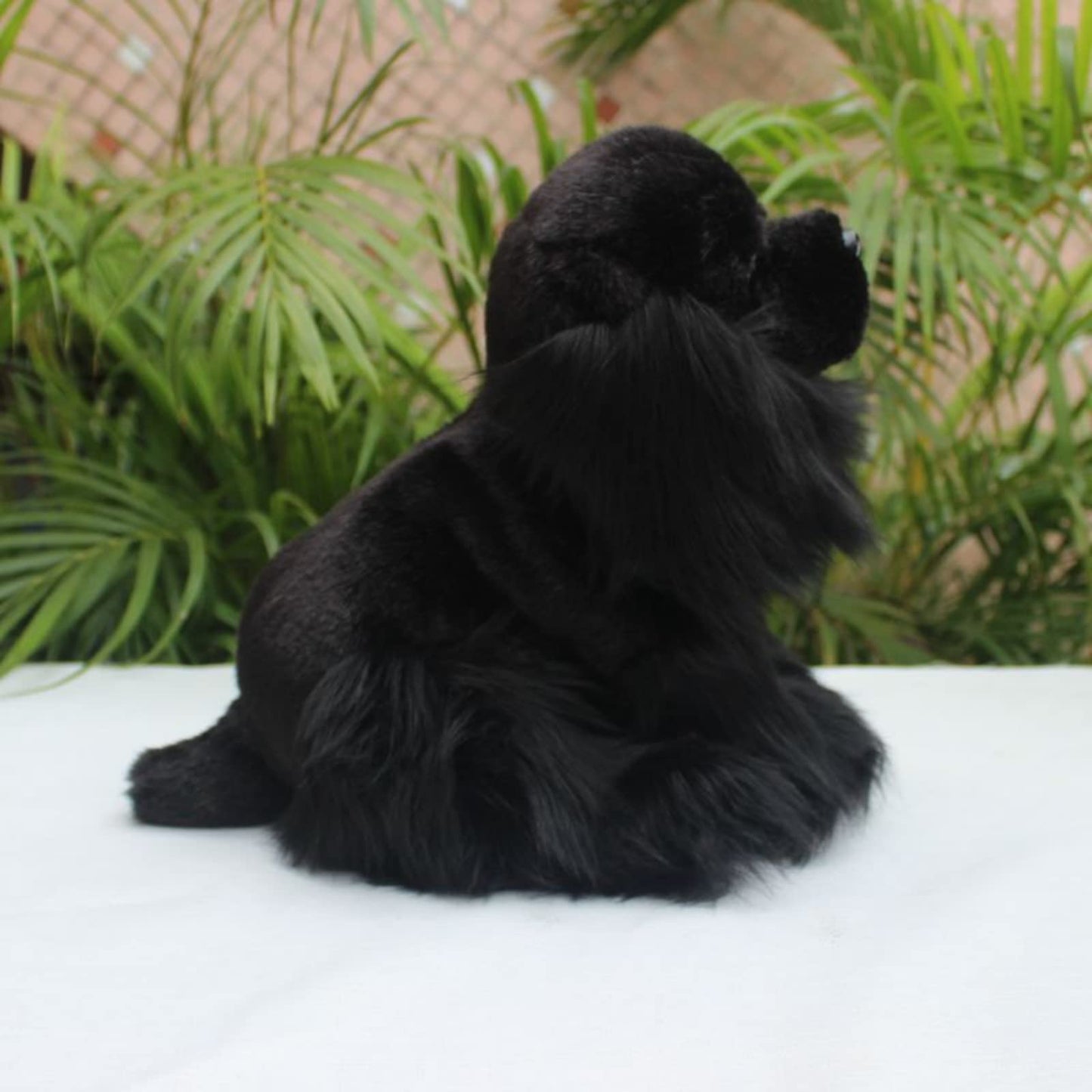 Realistic Cocker Spaniel Stuffed Animal-Black 10", Cocker Spaniel Gifts,Girl Toys,Gifts for Kids,Home Decor,Hugging Toy