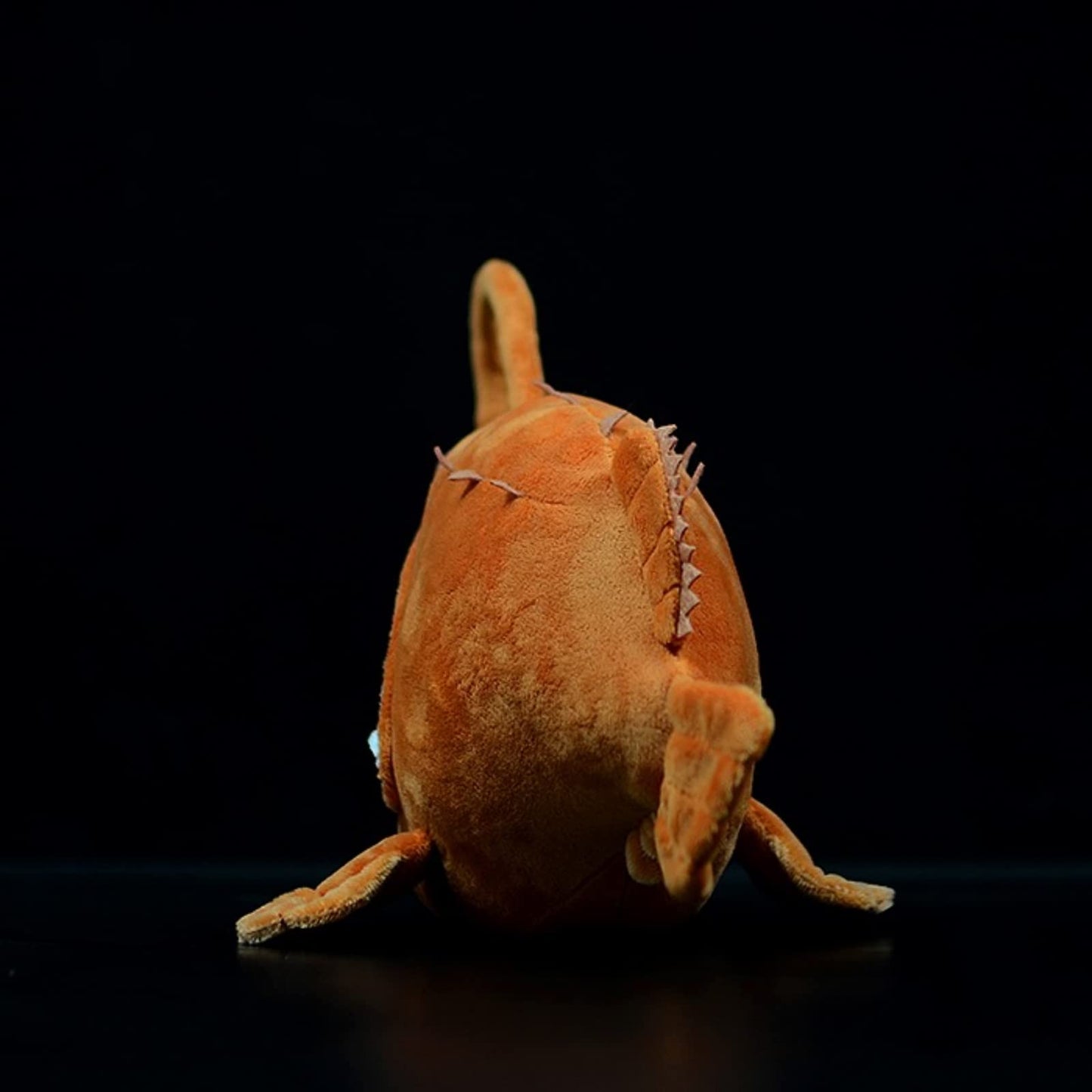 Lifelike Anglerfish Plush-Brown 9.8" Fish Stuffed Animal,Soft Monkfish Plush Toy,Gifts for Kids