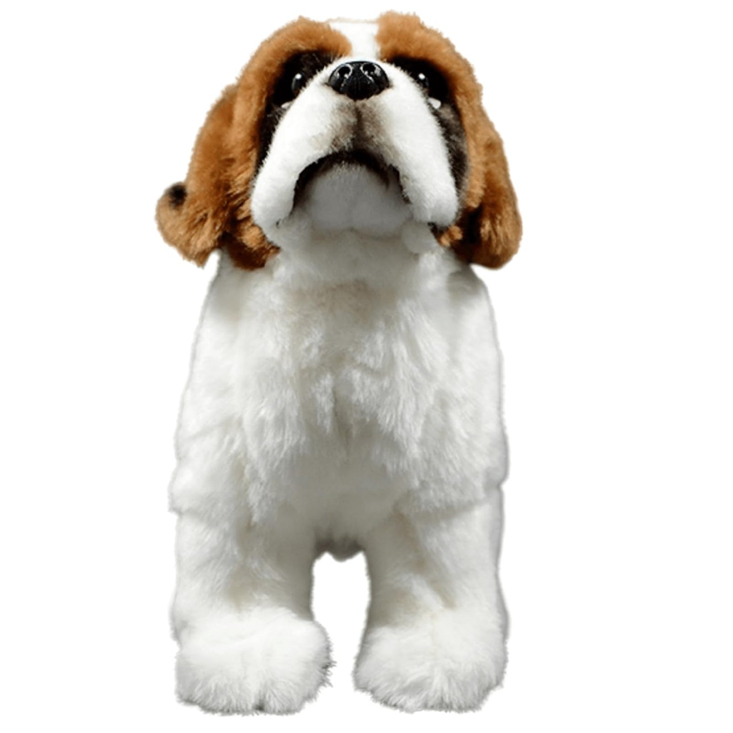 Saint Bernard Dog Stuffed Animal-Brown 10.24",Puppy Plush Toy, Dog Stuffed Animal,Soft Girl Toys,Gifts for Kids, Home Decor,Hugging Toy