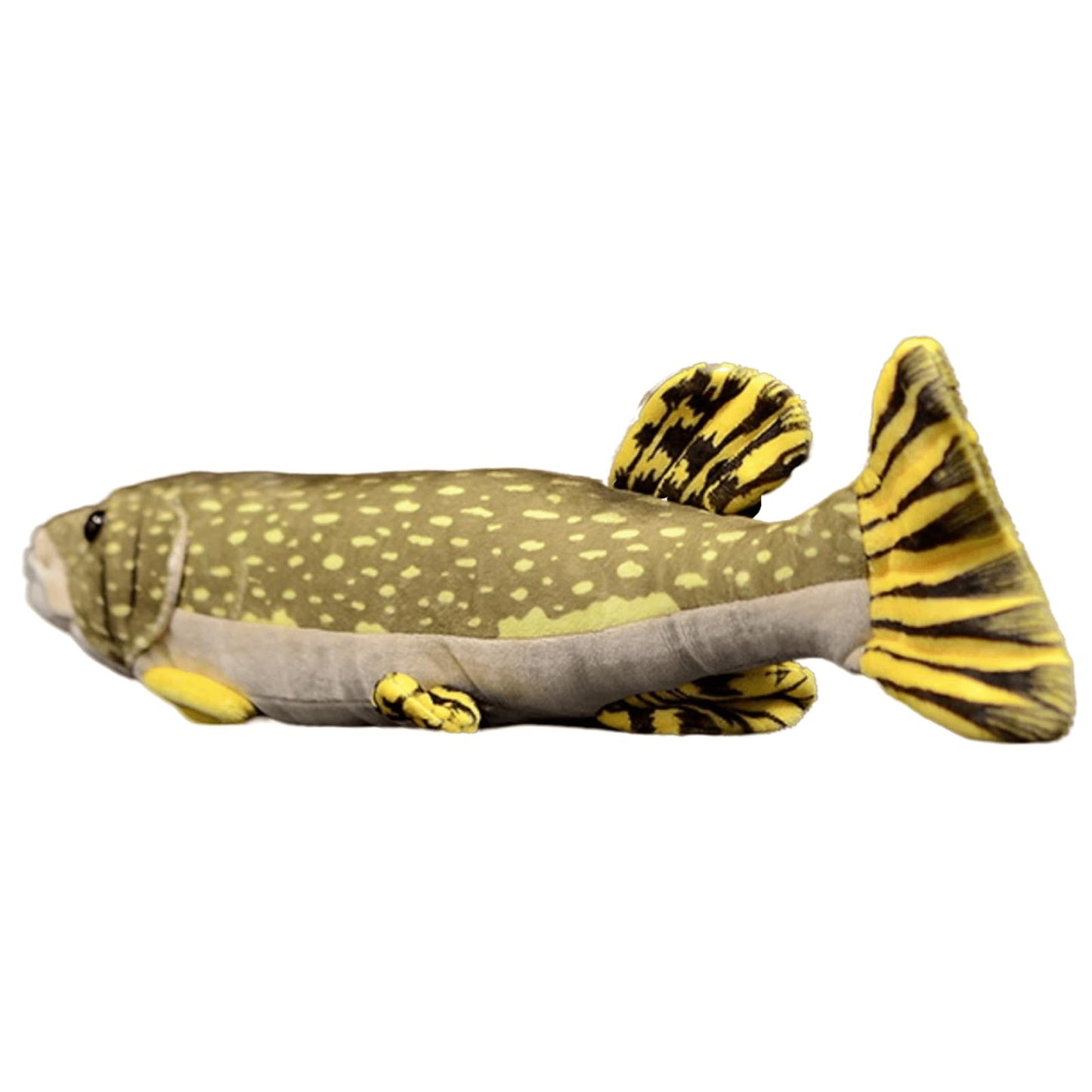 Pike Fish Plush Toy - Simulation 18.5" Lifelike Ocean Stuffed Animals Pike Plushie Toys Figur, Soft Sea Creatures Fish Model Plush Toy for Kids