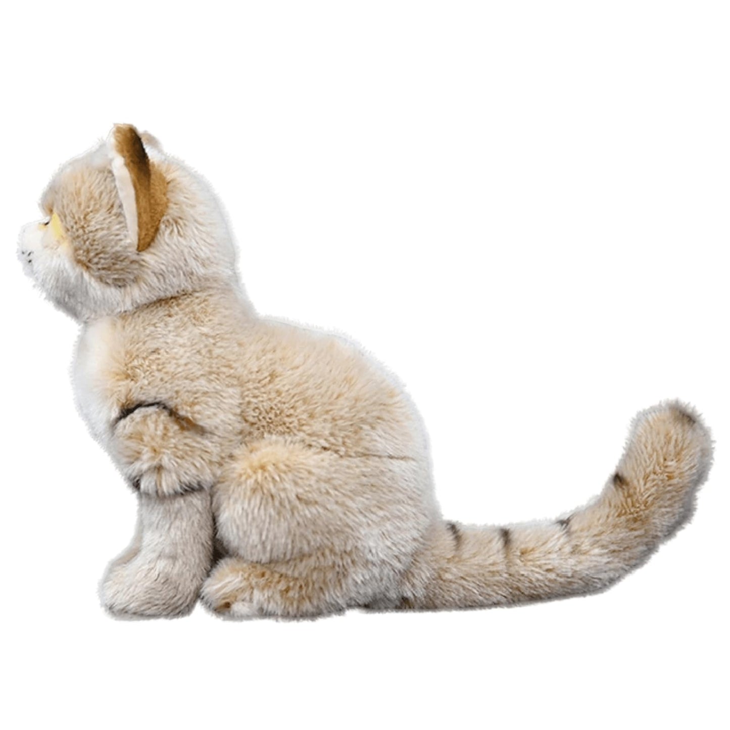 Realistic Sand Cat Plush-10,Cat Stuffed Animal for Girls, Soft Dune Cat Stuffed Animal Doll,Girl Toys,Model Gifts for Kids, Baby Gift,Home Decor,Hugging Toy