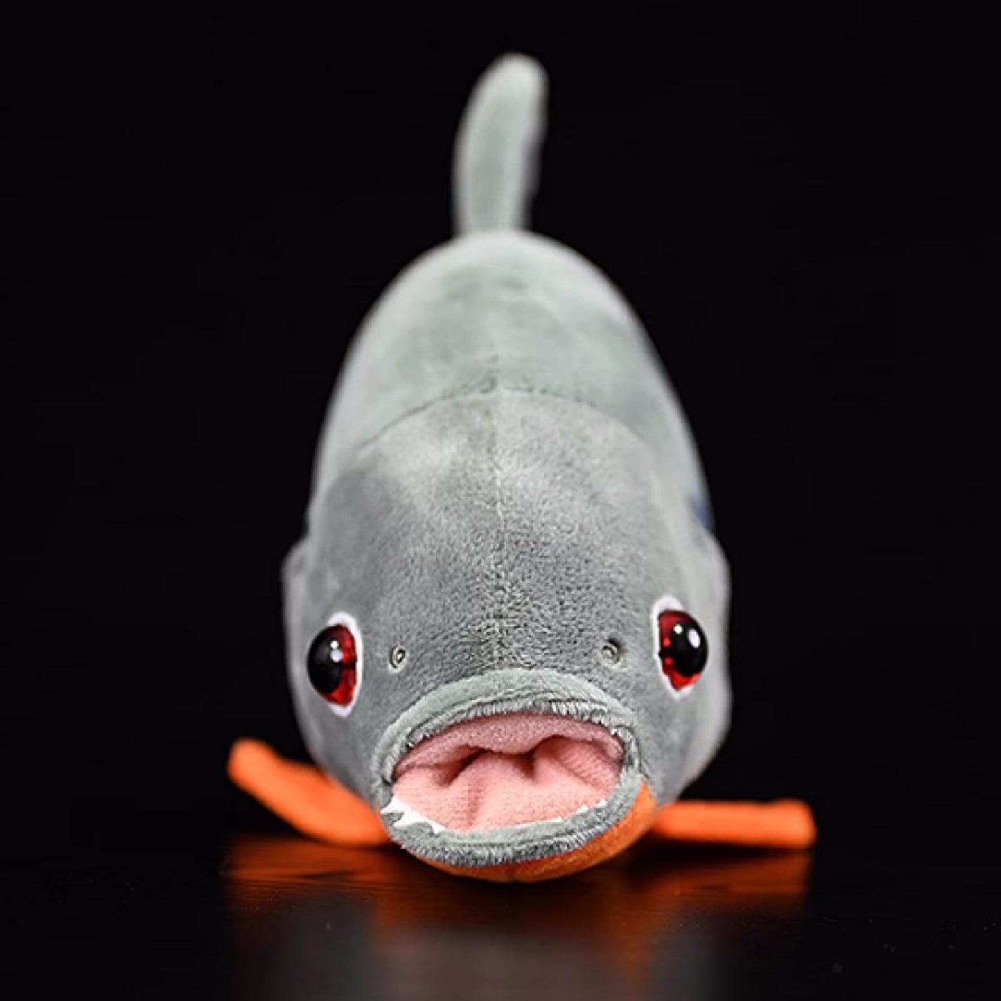 Simulation Piranha Plush,Lifelike Piranha Model,Fish Stuffed Animal,Soft Toy,Gifts for Kids,8.5 Inches Long