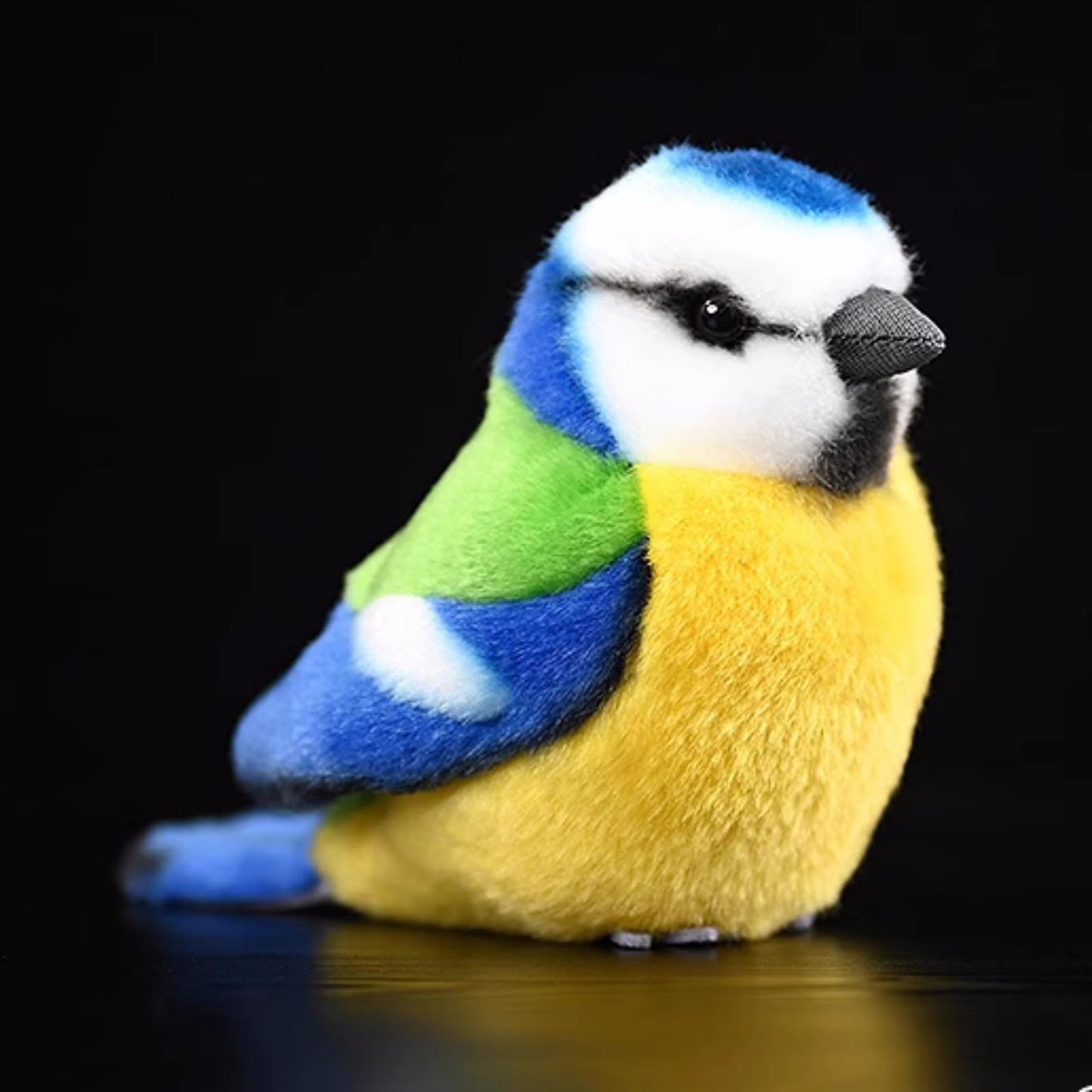 Eurasian Blue Tit Stuffed Animal 5",Bird Plush Toy, Delicate, Christmas Plush, Girl Toys, Children's Gifts